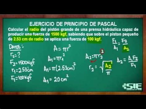 Ejercicio De Principio De Pascal No 2 YouTube