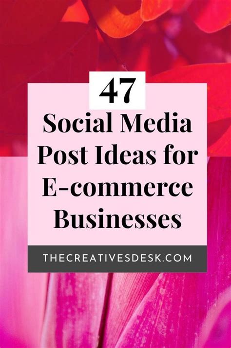 The Words Social Media Post Ideas For E Commerce Businesses