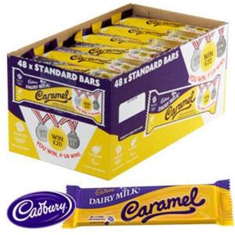 Cadbury Caramel Chocolate Bars 48s