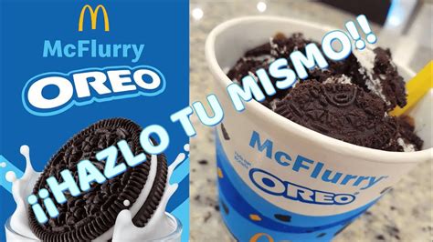 McFlurry casero Así se hace el famoso helado de McDonalds YouTube