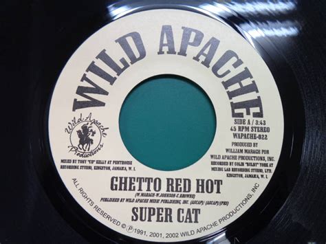 Yahoo オークション e 6987 EP SUPER CAT Ghetto Red Hot スー