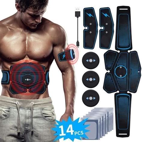 Stimulateur Musculaire Rechargeable USB Appareil De Musculation Pour