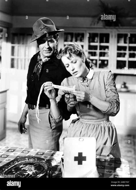 THE LONG GRAY LINE, from left, Tyrone Power, Maureen O'Hara, 1955 Stock Photo - Alamy