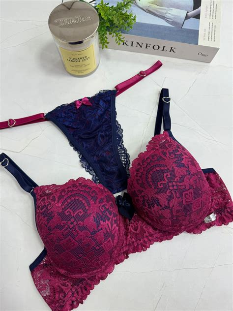 Conjunto De Lingerie Perfetto Desejo Azul Marinho Dolce Pecado