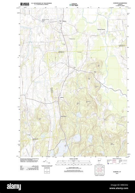 Map Of Sudbury Hi Res Stock Photography And Images Alamy