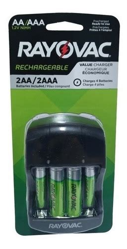 Cargador De Pilas Recargables Aa Aaa 4pk Rayovac MercadoLibre