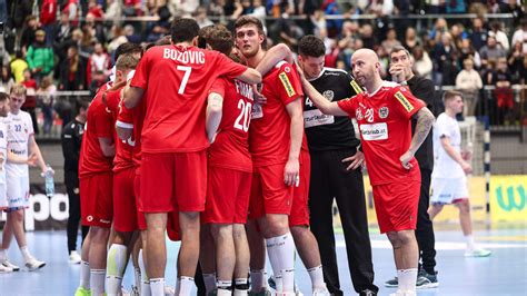 Handball Em In Mannheim Sterreich Feiert Auftaktsieg Gegen Rum Nien