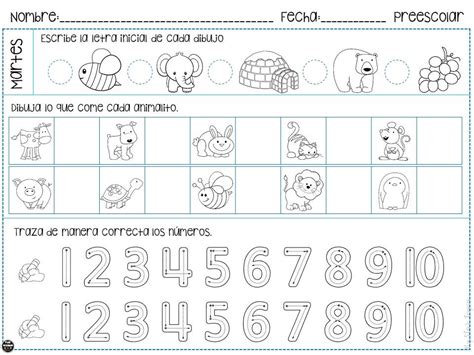 Cuaderno De Repaso Para Preescolar E Infantil 7 Imagenes Educativas