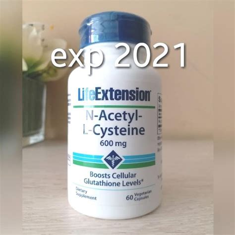 Jual Life Extension Lifeextension Nac N Acetyl L Cysteine Mg Veg