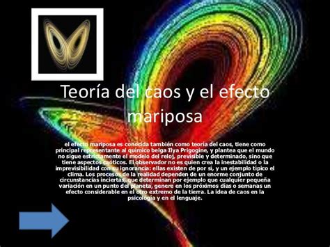 Descubre La Teoría Del Caos Y El Efecto Mariposa ★ Teoría Online