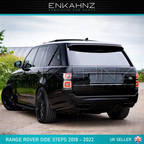 Range Rover Vogue Side Steps Black Edition 2018 2022 Shop Enkahnz