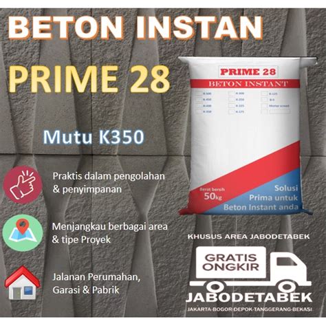 Jual Beton Instan Prime K Minimal Zak Shopee Indonesia