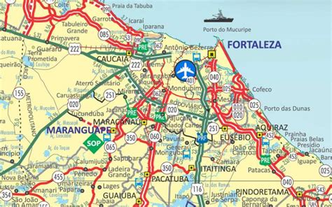 Sop Divulga Mapa Rodovi Rio Do Cear Superintend Ncia De Obras