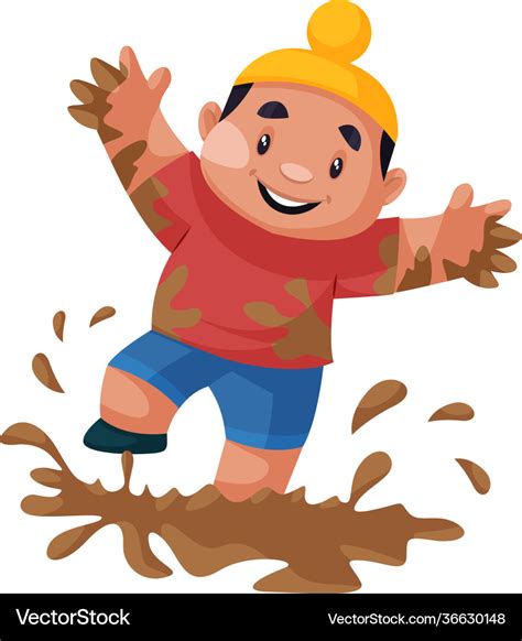 Sardar Boy Cartoon Royalty Free Vector Image Vectorstock