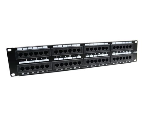 Cat Port Unshielded U Copper Patch Panel Fibertronics Inc