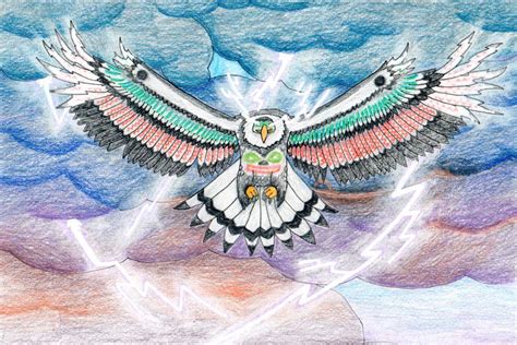 Mythical Creatures Challenge Thunderbird By Minidragonfly Deviantart