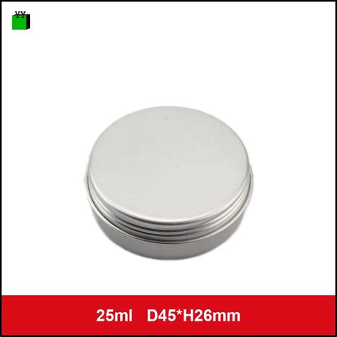 25ml With Lid Metal Tin Cans Aerosol Printed Custom Black Tin Empty Coffee Tobacco Snus Tea Soda