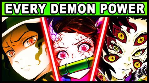 All Blood Demon Arts In Demon Slayer