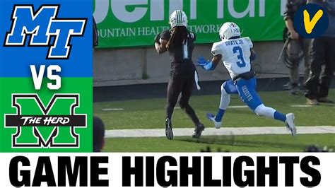 Middle Tennessee Vs 16 Marshall Highlights Week 11 2020 College