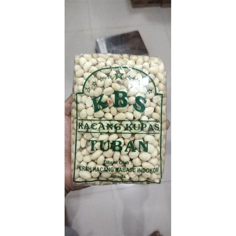 Jual Kacang Tanah Kupas Tuban Gram Kbs Shopee Indonesia