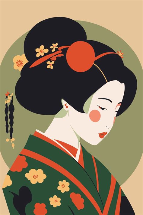 Geisha Anime Geisha Japan Geisha Art Japanese Geisha Drawing