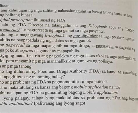 Pasagutan Naman Po Pls Brainly Ph