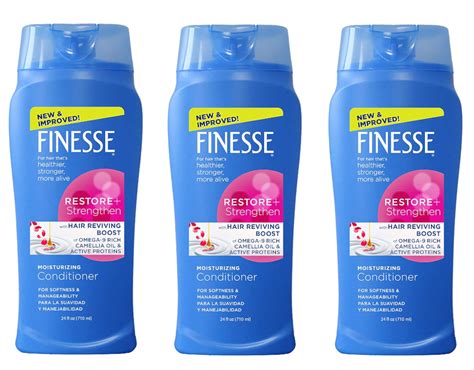 Finesse Conditioner Moisturizing For Dry And Coarse Hair 24 Oz 3 Pack