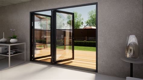 Heritage Aluminium Bifold Door 2700mm Grey 3 Right