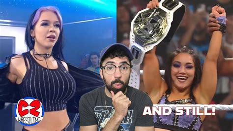 Roxanne Perez BEATS Giulia LIVE REACTION Cora Jade RETURNS WWE