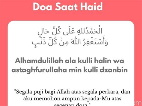 Bacaan Doa Awal Haid Yang Bantu Redakan Nyeri Perut