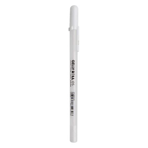 Caneta Branca Gelly Roll - Caneta Gel Gelly Roll Fina Sakura Branca 0,5mm