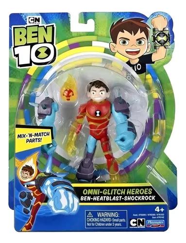 Figura Ben 10 Heroes Shock Con Armadura Omni Kix Spin Master