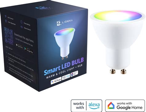 Lideka Slimme Led Smart Lampen Spot Gu Rgbw Met App W