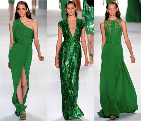 Elie Saab Spring 2012 Rtw Emerald Green Gown Gorgeous Gowns