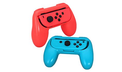 2x Uchwyt HandGrip Do Kontrolera Pad Joy Con Nintendo Switch Czarne