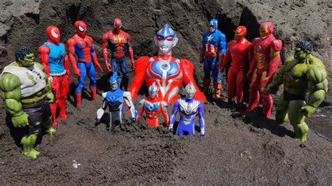 ULTRAMAN ZERO VS AVENGERS ULTRAMAN TIGA DAN ULTRAMAN GINGA DI KUBUR