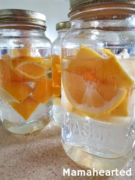 Homemade Lemon Vinegar Cleaner Mamahearted