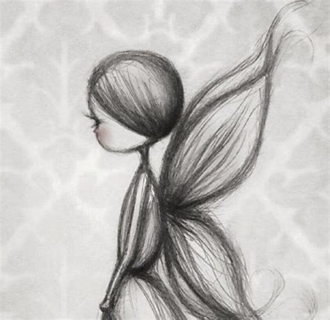 Fairy Art Pencil Drawing Fairy Print Fairy Sketch Pencil Fairy Sketch