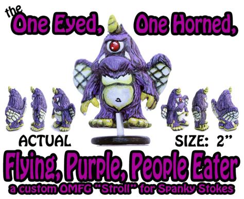 One Eyed One Horned Flying Purple People Eater by zombiemonkie on ...