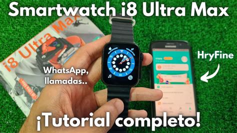 Smartwatch i8 Ultra Max Review y Configuración COMPLETA HryFine