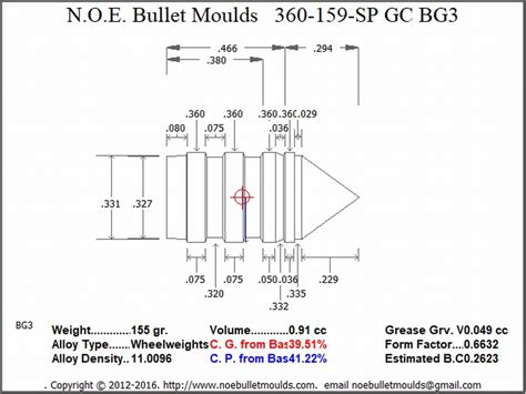 360-159-SP-BG3 | NOE Bullet Moulds