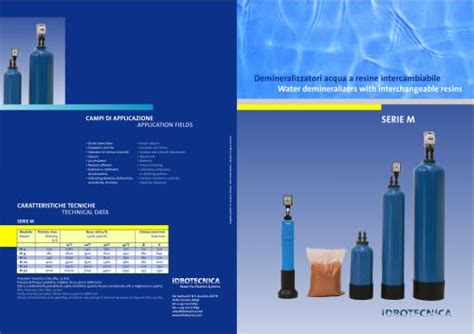 Water Demineralizer As Reverse Osmosis Serie IDRO RO Idrotecnica Srl