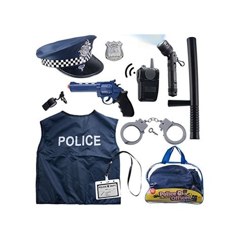 Buy Born Toys Police Costume For Kids And Police Toys For Kids Ages 3 7