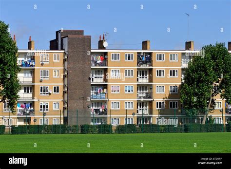 typical  rise blocks  flats   london borough  tower hamlets