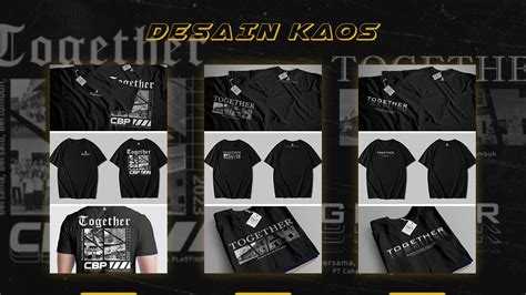 Desain Kaos Custom Streetwear Modern