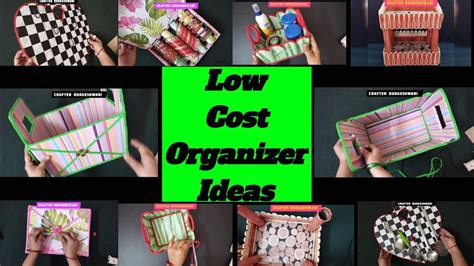 5 Simple Diy Organizers For Storage From Cardboard Boxes Handmade YouTube