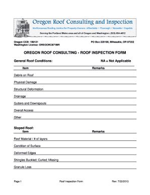 Free Printable Roof Inspection Form Hot Sex Picture