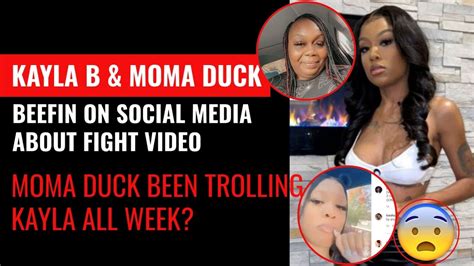 King Vons Sister Kayla B And Fbg Ducks Mom Beefing On Social Media Moma