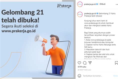 Foto Pendaftaran Kartu Prakerja Gelombang 21 Dibuka Segera Daftar