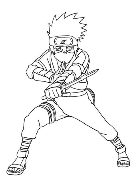 Total 116 Imagem Desenhos Para Colorir Kakashi Vn